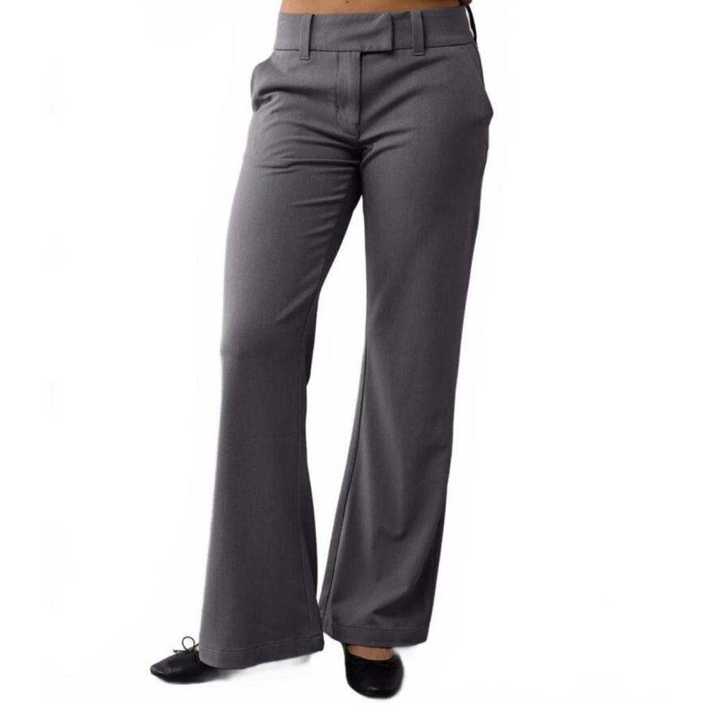 American Eagle Baggy Flare Trouser Pants size 000 stretchy